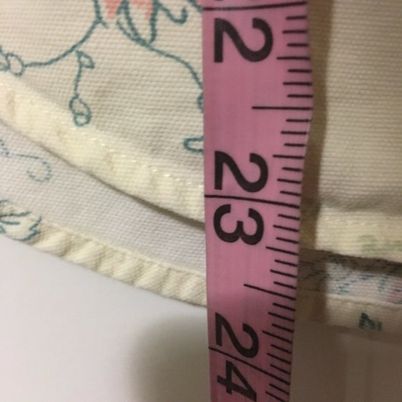 L.L. Bean Women’s Size XS Cream Green Pink Floral Button Up Shirt GUC - Picture 3 of 5